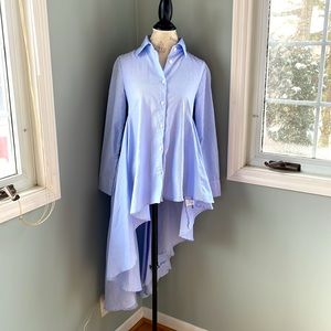 AKIRA striped shirt dress EUC size Small